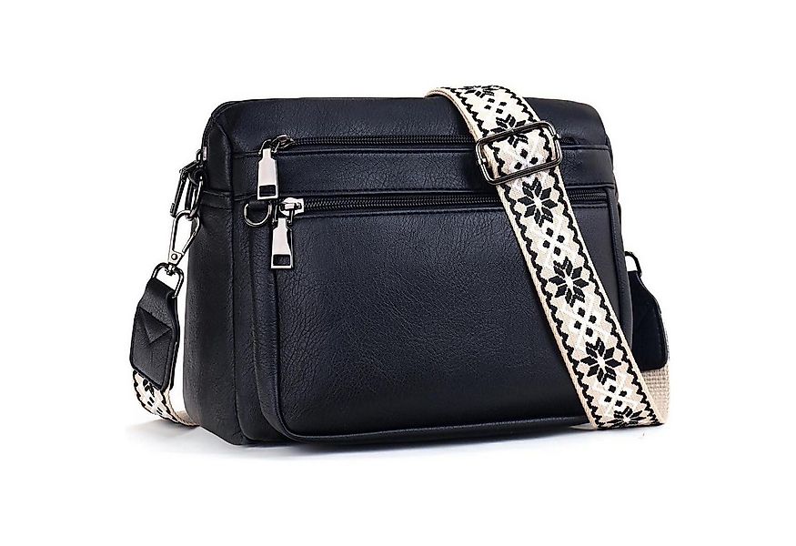 LuxusKollektion Umhängetasche Umhängetasche Damen Mittelgroß Leder Breiter günstig online kaufen