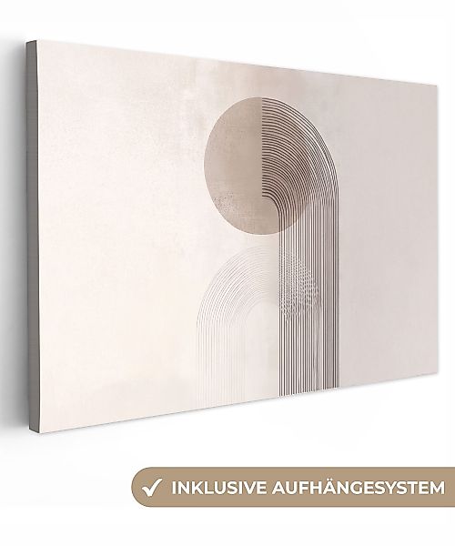 OneMillionCanvasses® Leinwandbild Minimalistisch - Kreis - günstig online kaufen