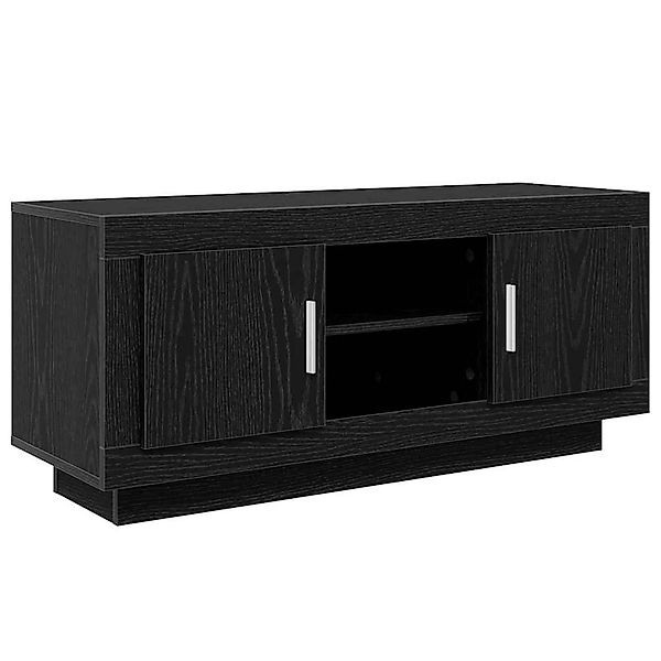 vidaXL TV-Schrank Schwarz Eichen-Optik 102 x 35 x 45 cm Holzwerkstoff 88053 günstig online kaufen