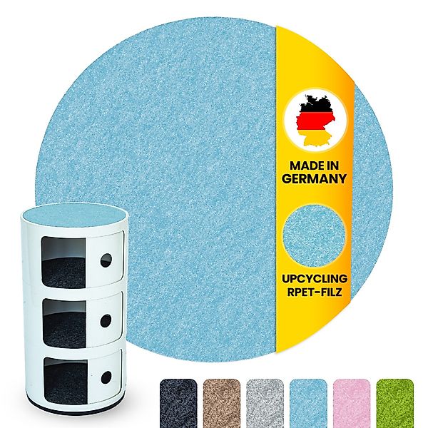 Easy and Green Nachttisch Rund Filzauflage günstig online kaufen