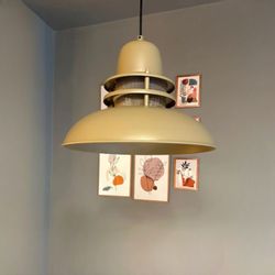 Bamyum Pendelleuchte Bamyum Hängelampe Rot Metall günstig online kaufen