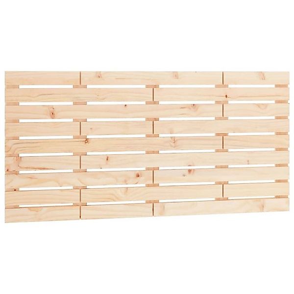 vidaXL Bett, Wand-Kopfteil 126x3x63 cm Massivholz Kiefer günstig online kaufen