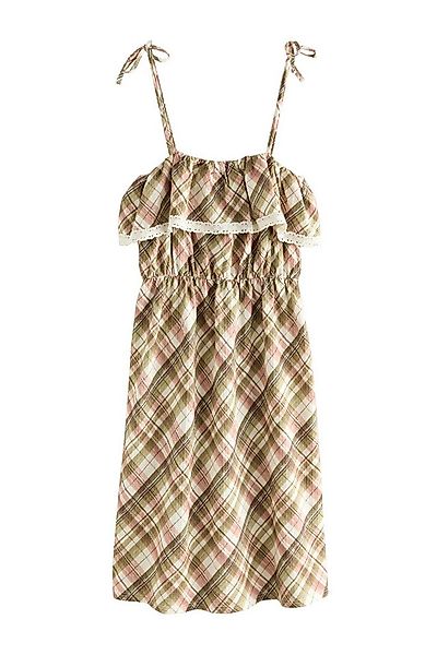 Next Midikleid Jersey-Midikleid ohne Träger mit Rüschen (1-tlg) günstig online kaufen