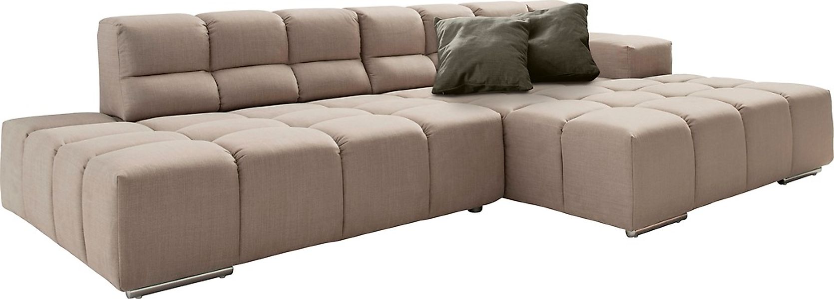designwerk Ecksofa "Temple L-Form, tolles Designsofa", mit Sitztiefenverste günstig online kaufen
