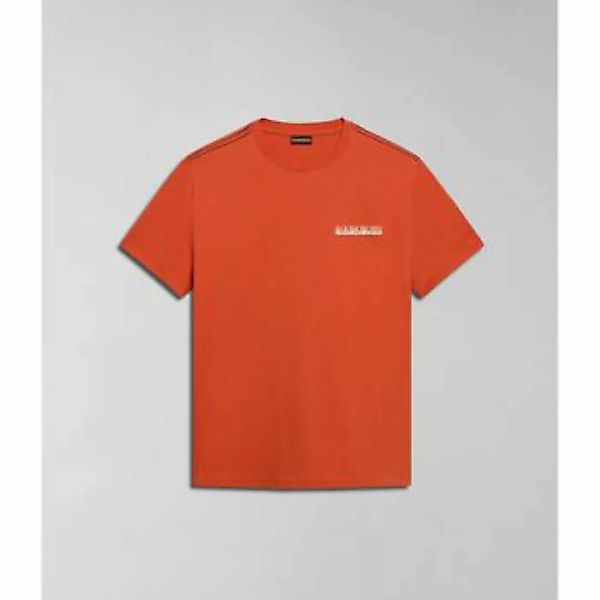 Napapijri  T-Shirts & Poloshirts S-GRAS NP0A4HQN-A62 ORANGE BURNT günstig online kaufen