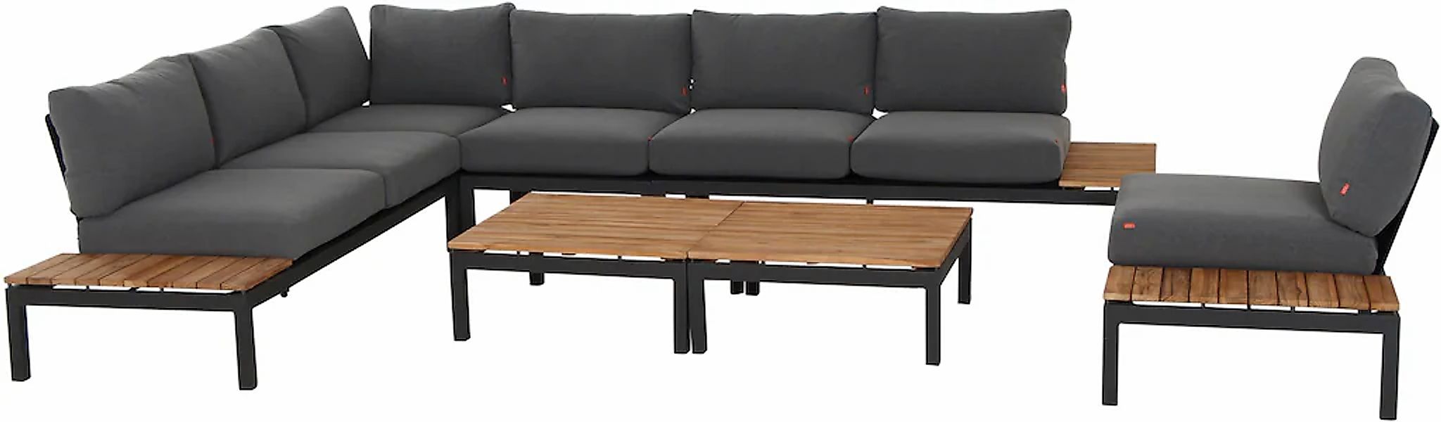 Siena Garden Gartenlounge-Set "Alvida" Set, 15 Stk. tlg. best. aus 2 Sofas, günstig online kaufen