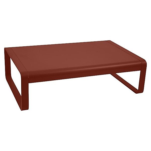 Bellevie niedriger Lounge-Tisch 103 x 75cm Ockerrot günstig online kaufen
