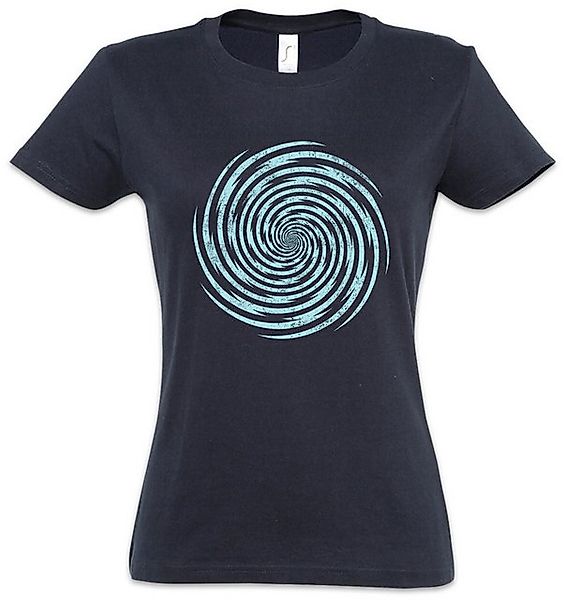 Urban Backwoods Print-Shirt Spiral Lightning Damen T-Shirt Spirale Hypnose günstig online kaufen