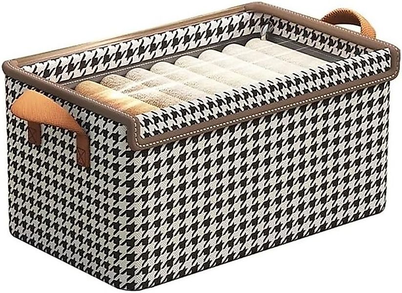 Coonoor Aufbewahrungsbox faltbare Aufbewahrungsbox mit Deckel, Schrank-Orga günstig online kaufen