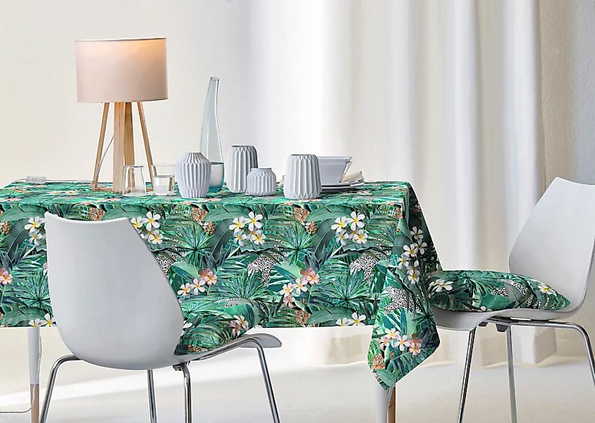 APELT Tischdecke "6852 SUMMERTIME, Sommerdeko, Sommer" mit tropischem Motiv günstig online kaufen