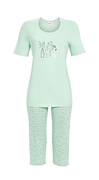 Ringella Pyjama mit Motivdruck und Caprihose günstig online kaufen