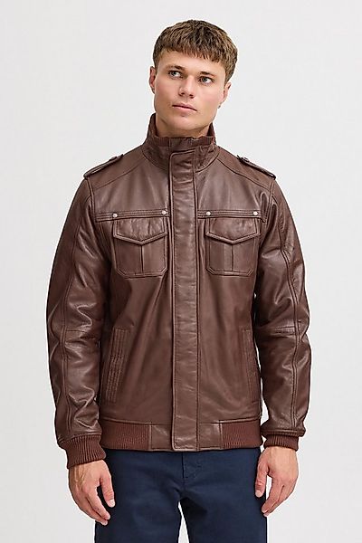 !Solid Lederjacke SDCamash Lässige Bikerjacke mit Stehkragen günstig online kaufen