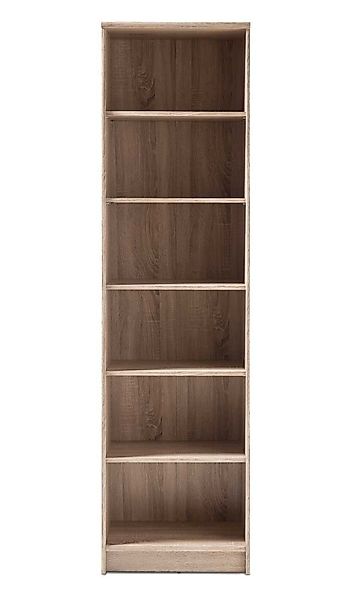 Bücherregal OPTIMUS, Eiche Sonoma Dekor, 6 günstig online kaufen