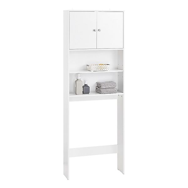 SoBuy Toilettenregal Badezimmerregal mit Schrank Waschmaschinenschrank BZR1 günstig online kaufen