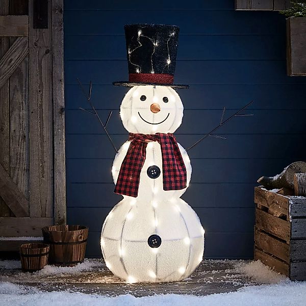 Schneemann LED Weihnachtsfigur günstig online kaufen