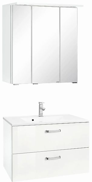 welltime Badmöbel-Set "Ravenna" 2 Stk. tlg. mit Soft-Close Funktion günstig online kaufen