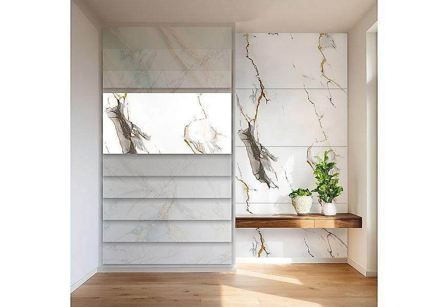 Hexim Wandpaneel, (Marmoroptik 4er-Set 122×70cm SPC Kunststoff Innen & Auße günstig online kaufen