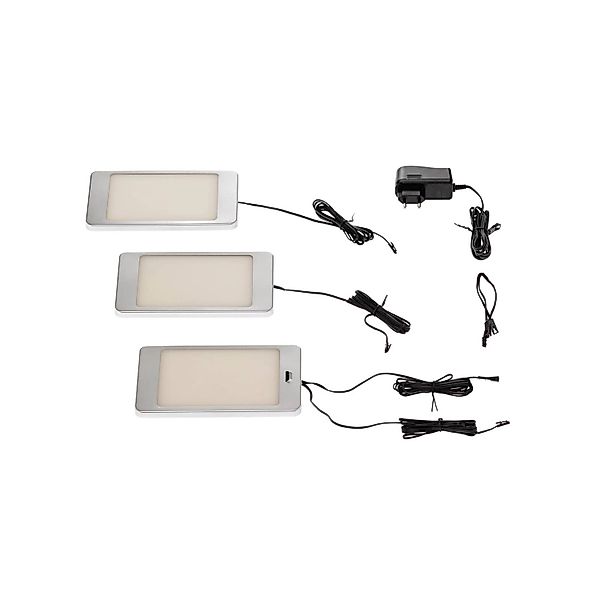 Lindby 3er Set LED Unterschrankleuchten Unterbauleuchte Svela 9934015 Dimmb günstig online kaufen
