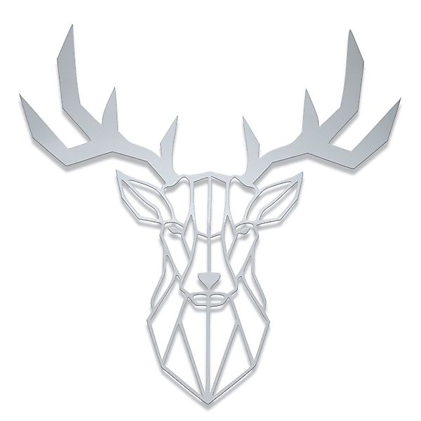 tuning-art Wanddekoobjekt WB07-SI Wanddekoration Deko Metallschild günstig online kaufen