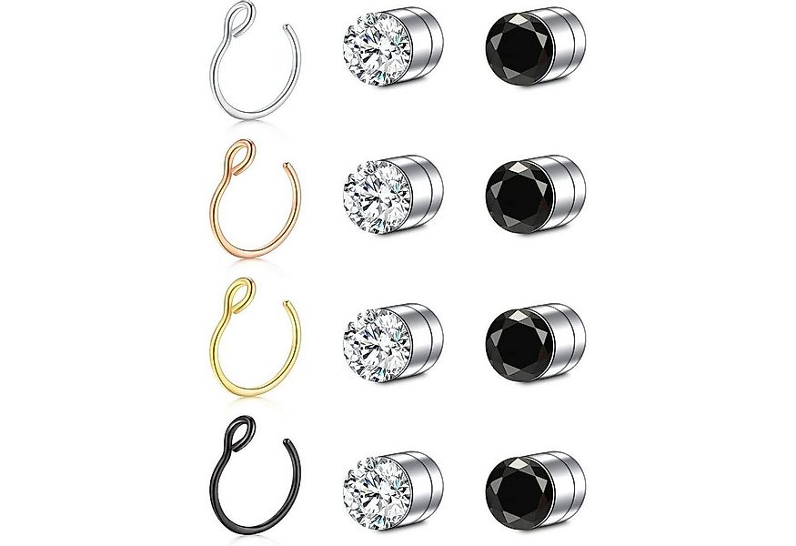 Crdifu Nasenpiercing Fake Nasenring Septum Magnetisch Stecker 316L Edelstah günstig online kaufen