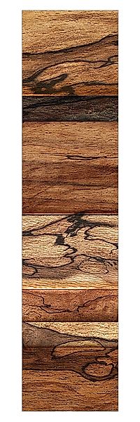 Bilderdepot24 Schiebegardine modern Flächenvorhang blickdicht Holzwand günstig online kaufen