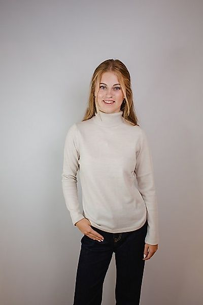 MAERZ Muenchen Wollpullover Pullover Rollkragen MAERZ creme günstig online kaufen