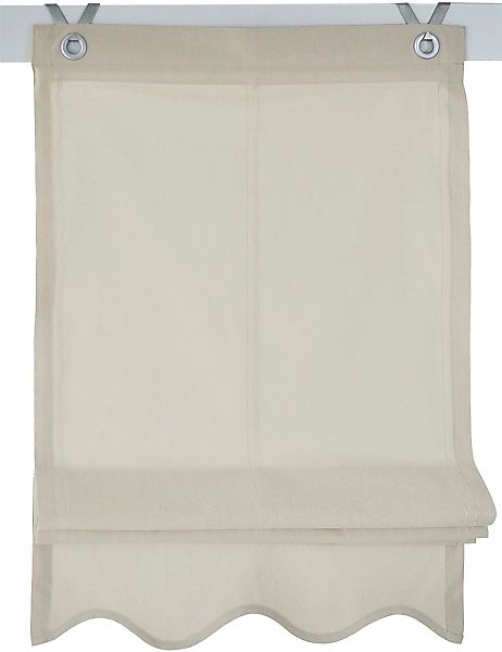 Kutti Raffrollo "Olivia" mit Hakenaufhängung ohne Bohren freihängend blickd günstig online kaufen