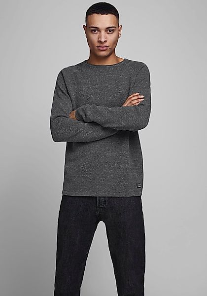 Jack & Jones Rundhalspullover JJEHILL Einfarbiger günstig online kaufen