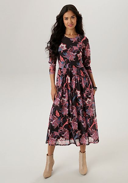 Aniston SELECTED Midikleid mit floralem Muster - NEUE KOLLEKTION günstig online kaufen
