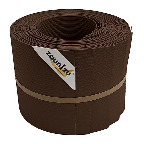 zaunzu Sichtschutz Delux-R Einzelstreifen Wabenstruktur Braun 10x 2,55m günstig online kaufen