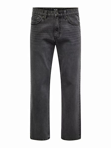ONLY & SONS Regular-fit-Jeans Jeans Regular Fit Denim Pants 7102 in Grau günstig online kaufen