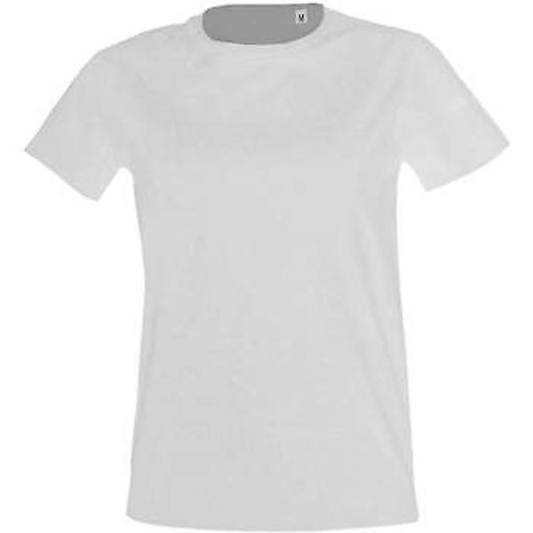 Sols  T-Shirt Camiseta IMPERIAL FIT color Blanco-100% algodón semi-peinado günstig online kaufen