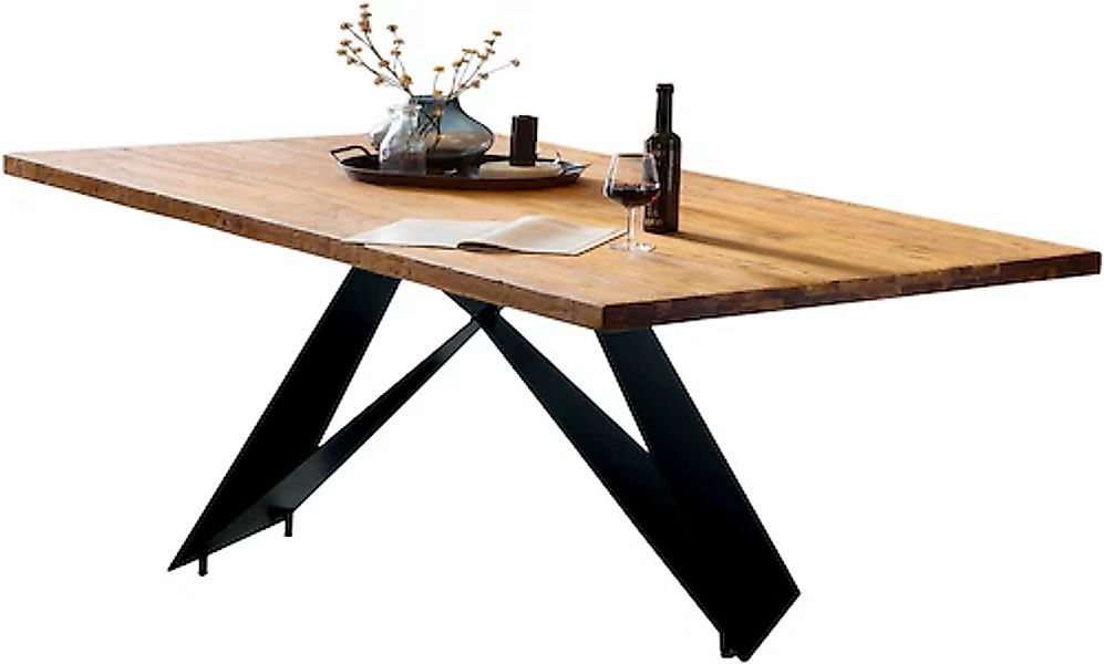 SIT Esstisch 1 Stk. tlg. Cross Base Gestell günstig online kaufen