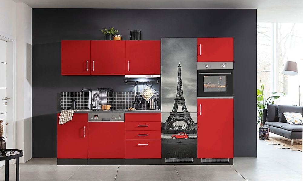 KOCHSTATION Küchenzeile "KS-Paris", mit E-Geräten, Breite 290 cm günstig online kaufen