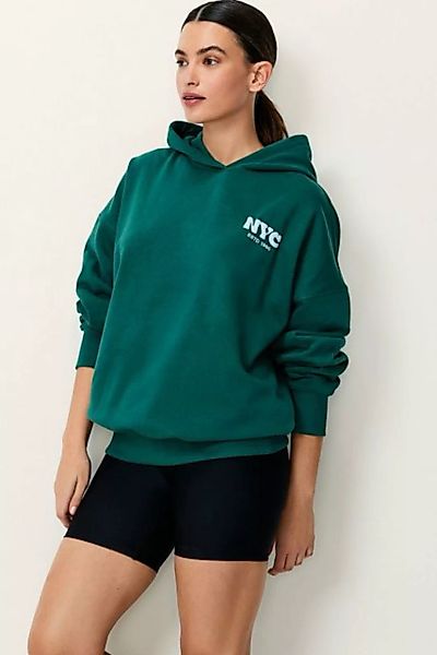 Next Kapuzensweatshirt Langes Kapuzensweatshirt mit Stadtsilhouette (1-tlg) günstig online kaufen