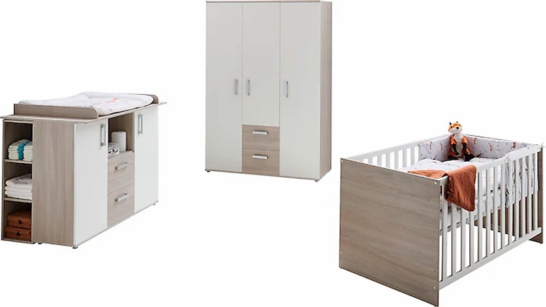 Lüttenhütt Babyzimmer-Komplettset Geert, (Set, 4-tlg., Kinderbett, günstig online kaufen