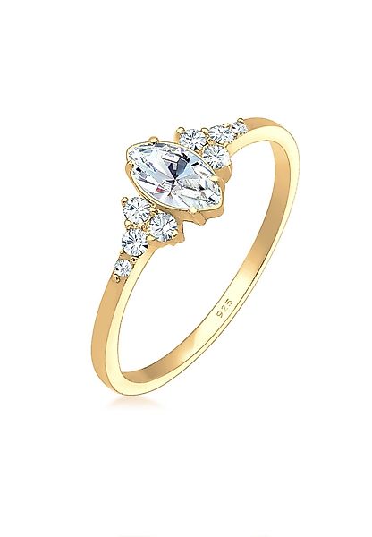 Elli Verlobungsring Marquise Design 925 Silber, günstig online kaufen