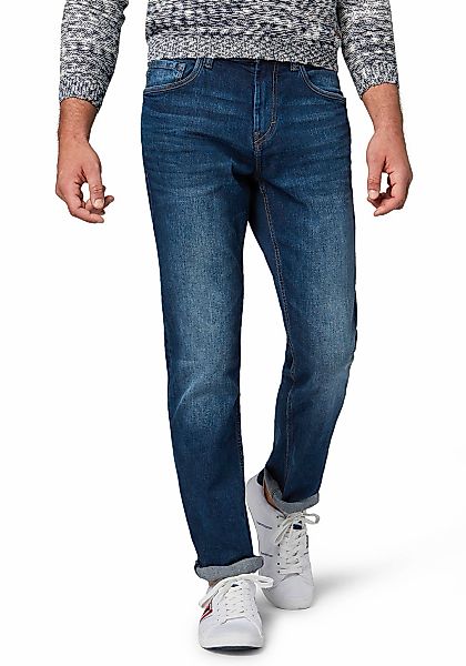 TOM TAILOR 5-Pocket-Jeans "Josh" in Used-Waschung günstig online kaufen