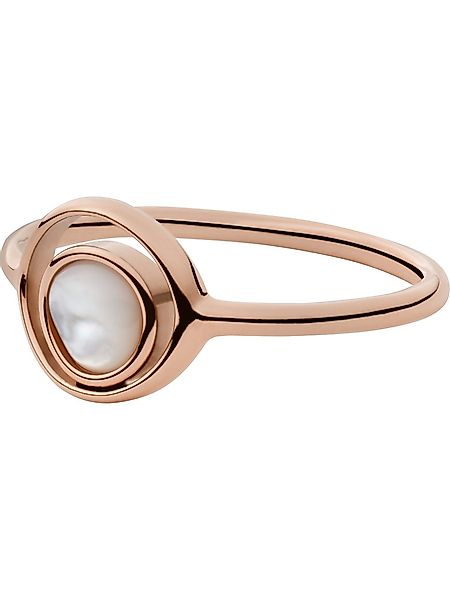 SKAGEN Fingerring Skagen Damen-Damenring Edelstahl Perlmutt, günstig online kaufen