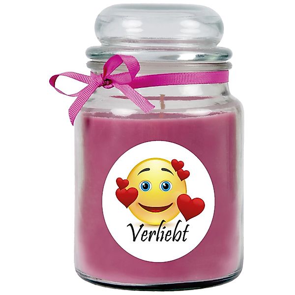 HS Candle Duftkerze & Bonbon Glas Herzen Lila Lavendel günstig online kaufen