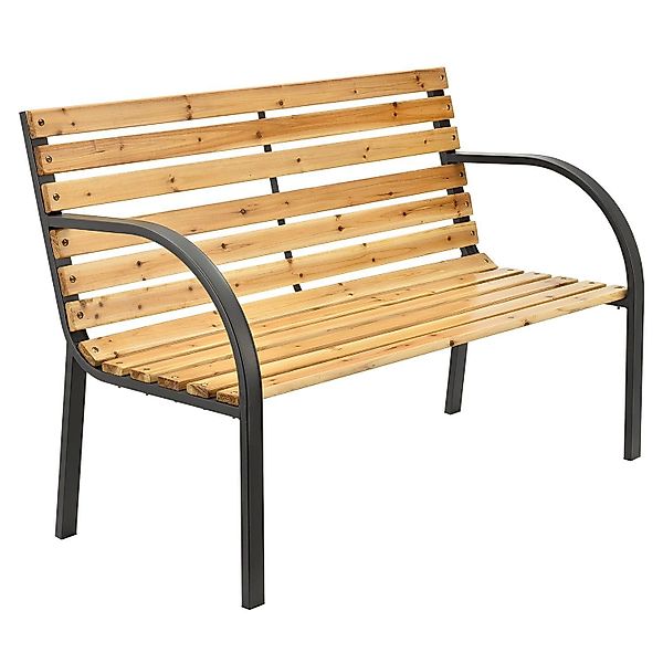 Juskys Gartenbank Modena, bequeme Rückenlehne, wetterfeste günstig online kaufen