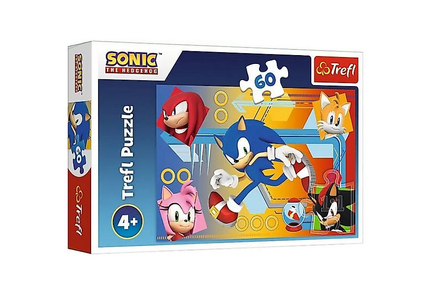 Trefl Puzzle Puzzle 60 - Sonic, 99 Puzzleteile günstig online kaufen