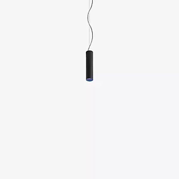 Artemide Tagora Pendelleuchte LED, schwarz/blau - ø8 cm günstig online kaufen