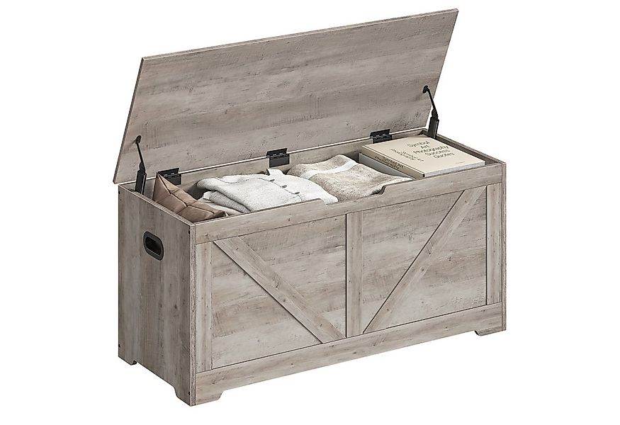 VASAGLE Sitzbank, Spielzeugtruhe, Sitztruhe, 80 / 100 (Länge) x 40 x 46 cm günstig online kaufen