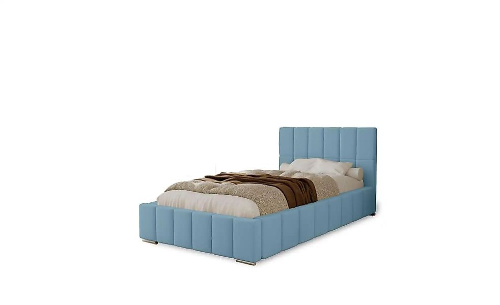 Polsterbett mit Stauraum  Ayr ¦ blau ¦ Maße (cm): B: 115 H: 100 Betten > Po günstig online kaufen