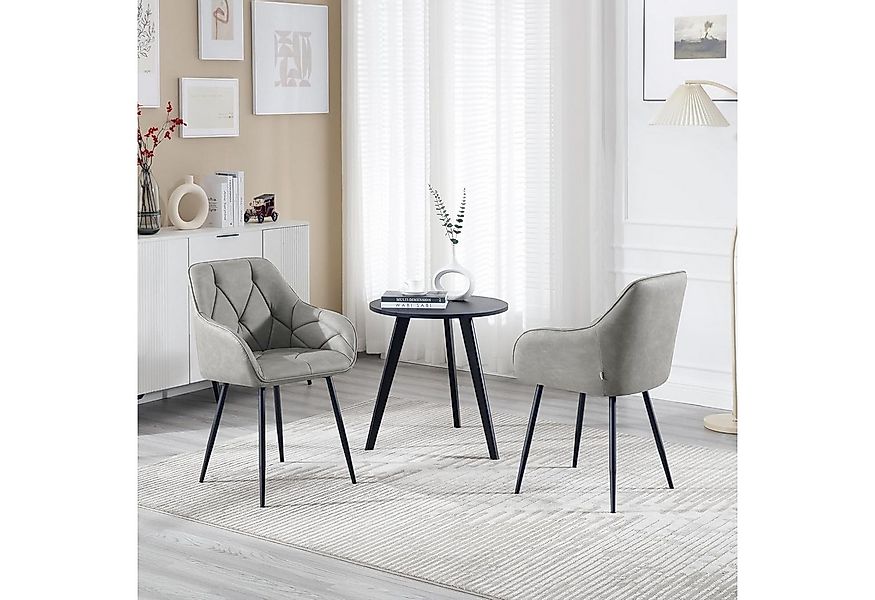 Woltu Polsterstuhl (Set, 2 St), Esszimmerstühle Ergonomisches Design Stuhl günstig online kaufen