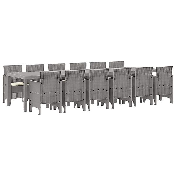 vidaXL Gartenlounge-Set Garten Essgruppe 13 pcs günstig online kaufen