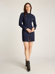 Calvin Klein Jeans Jeanskleid "DARTED LEAN SHIRT DENIM DRESS" Brusttaschen günstig online kaufen