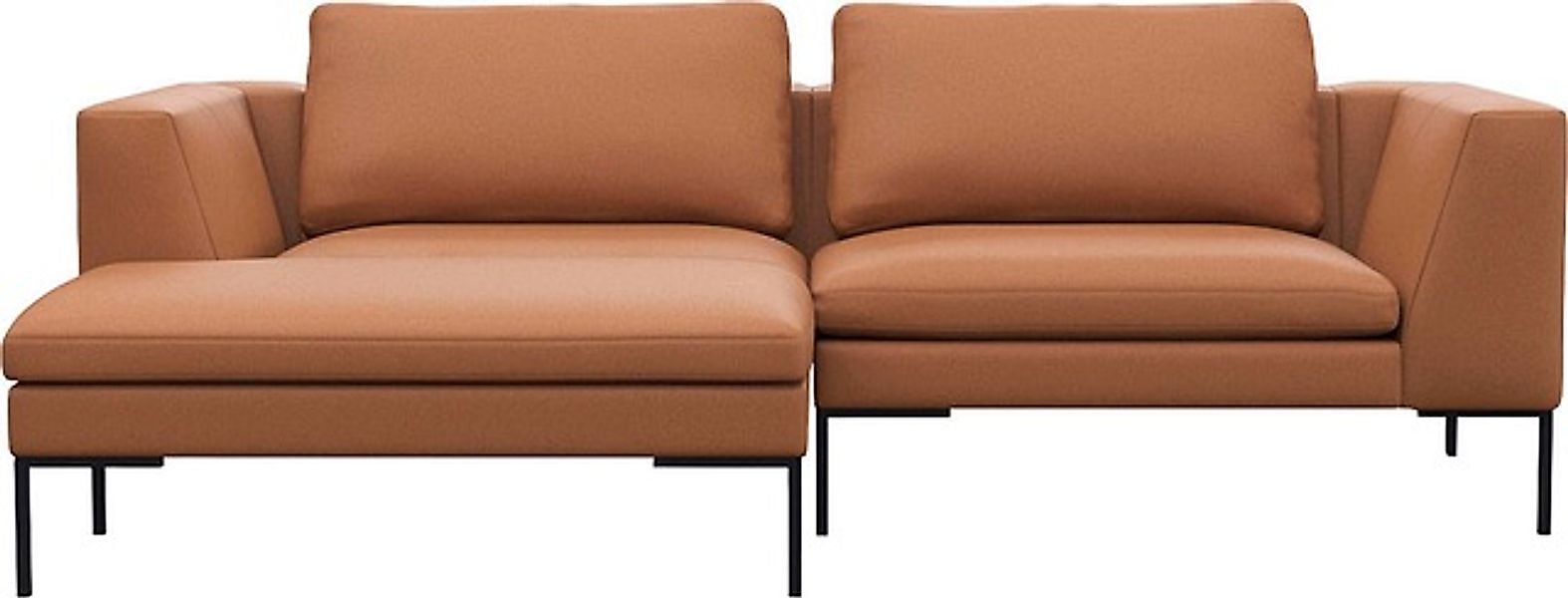 FLEXLUX Ecksofa »Loano, superbequemer Sitzkomfort durch Kaltschaum im Sitz, günstig online kaufen