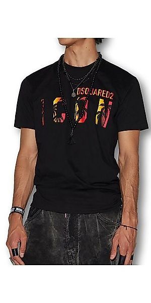 Dsquared2 Print-Shirt Dsquared2 ICON Sunset T-Shirt Schwarz Herren M günstig online kaufen
